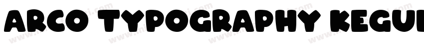 ARCO Typography Kegular字体转换